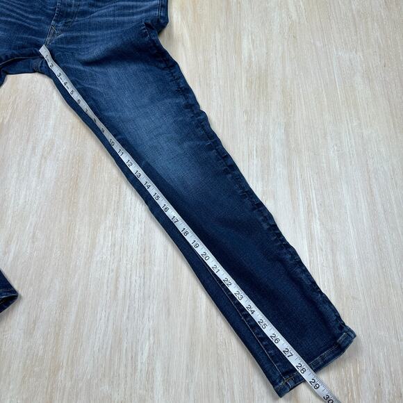 American Eagle AirFlex+ Temp Tech Blue Stretch Skinny Denim Casual Jeans 29x30 - Picture 6 of 13